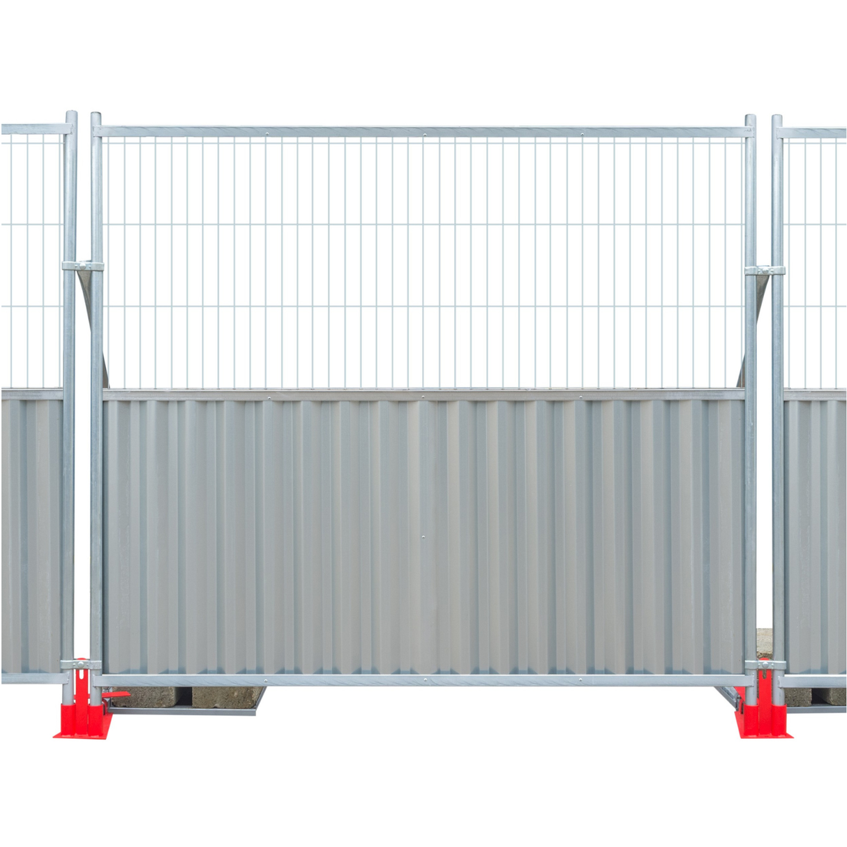 Bauzaun Blockade Kombi 2 m