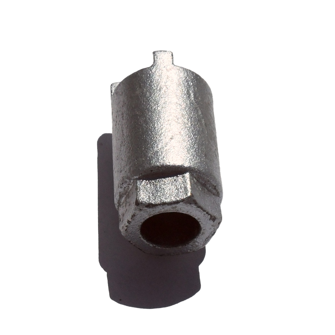 a close up of the Anti-tamper coupler socket use to open the Anti-tamper coupler