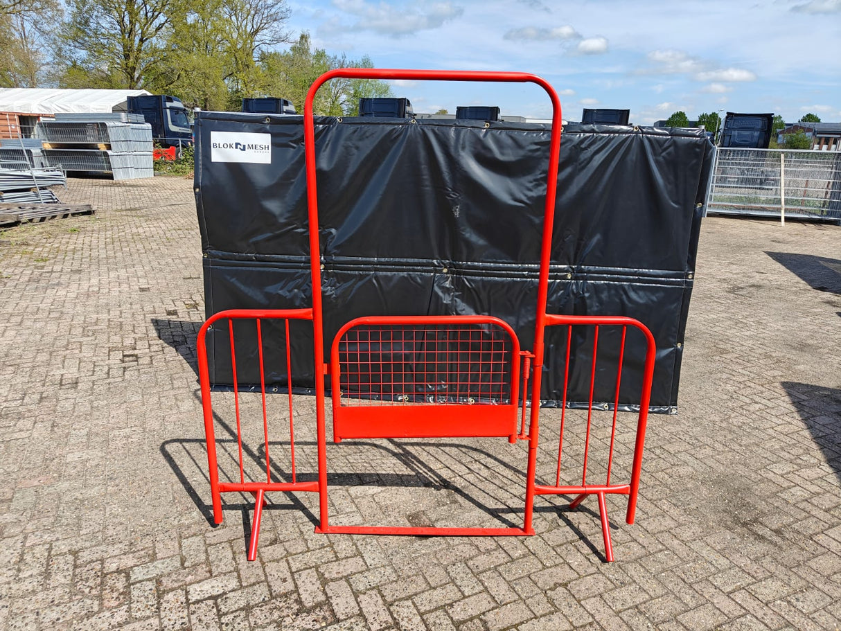 Absperrgitter mit Tür