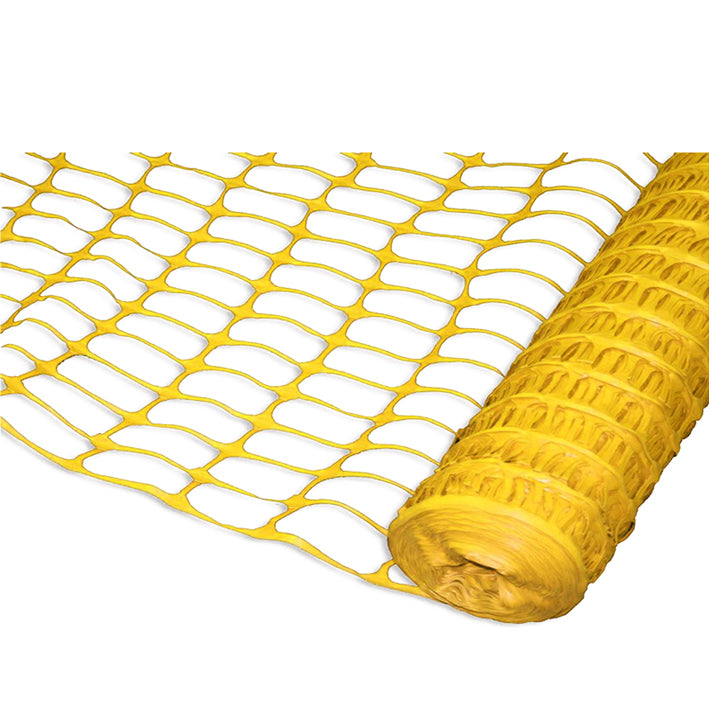 Orange Plastic Site Safety Mesh 1m x 50m