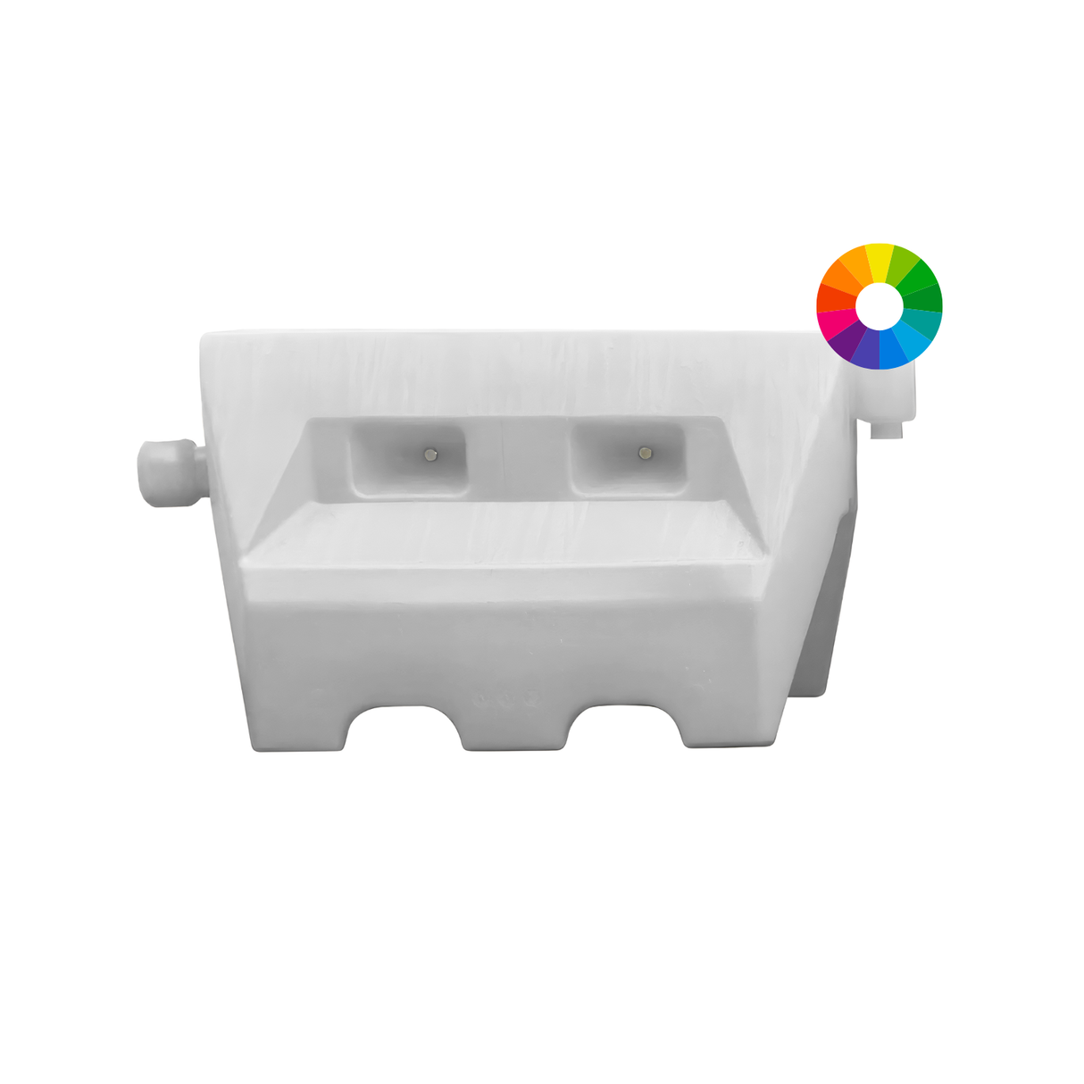 Kunststoff-Fahrbahnteiler - in Farben