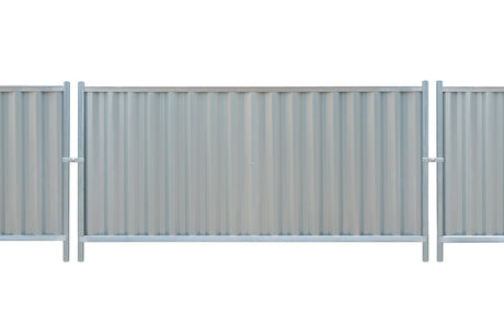 front view of the Blockade 1m | Steel City Fence Blockade