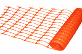Orange Plastic Site Safety Mesh 1m x 50m
