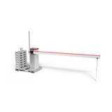 Mobile Boom Barrier - white background