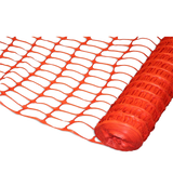 Orange Plastic Site Safety Mesh 1m x 50m