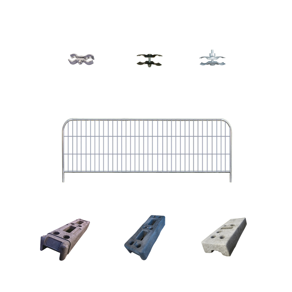 Set Bauzaun Halbhoch (x30)