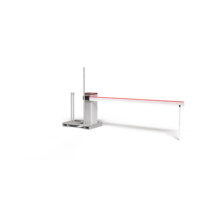 Mobile Boom Barrier - witte achtergrond