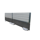 Reinforced Concrete Barrier with Mesh Panel